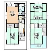 鴻池新田【７８０万円】南向き。